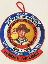 BOY SCOUT 2010 NATIONAL JAMBOREE PARTICIPANT 100 YEARS OF SCOUTING EMBLEM PATCH picture