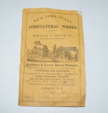 Wheeler & Melick Advertising Price Catalog Albany NY Walker Palmer Hay Fork picture