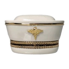Ardleigh Elliott Nurse Cap Music Box Compassion Kindness Porcelain RN Gift 2006 picture