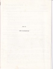 NASA STS-35 Crew Biographies Vintage Space Booklet 1989 1980s picture