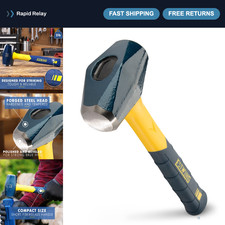 2lb Hand Sledge Hammer, Sure Strike Drilling & Crack Tool, Heavy Duty Steel picture