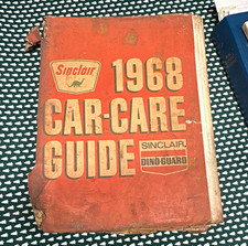 Sinclair 1968 Car-Care Guide Dino-Guard Service Booklet Gas & Oil Advertising picture