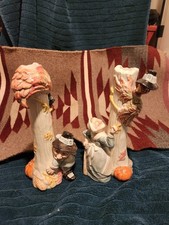 Fitz and Floyd Thanksgiving Pheasant Candle Centerpiece Pair picture