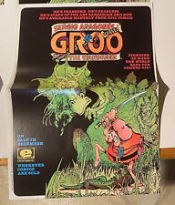 Sergio Aragone's GROO The Wanderer,  4 PIECE LOT  Epic 1984 COMIC SHOP POSTER picture