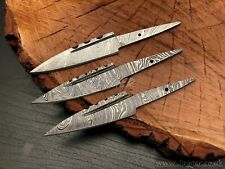 Jayger Handmade Damascus Steel Blank Blade-Sgian Dubh-Knife Making-b6 picture