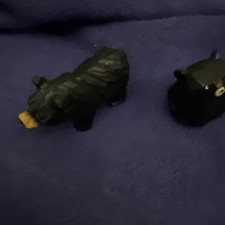 A Set Of “2” Handcrafted Adorable Black Bears picture