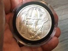 2015-Elemetal Mint Egyptian Gods Series Osiris 2 oz .999 Fine Silver Art Round picture