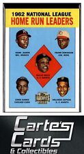 Willie Mays Hank Aaron Robinson Banks Cepeda 2001 Topps Archives #211 HR Leaders picture