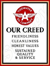 Tide water Oil Co. Metal Sign 9