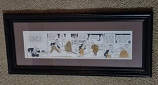 George MCMANUS Bringing Up Father Original Comic Strip Art Framed Lot 11-04-1941 picture