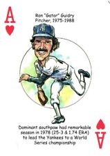 Ron Guidry Pitcher New York Yankees Single Swap Playing Card Edition 7 picture
