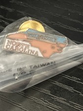 North Carolina Travel Souvenir Lapel Pin by MAFCO Antique Airplane Small Size picture