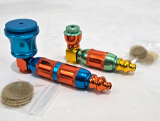 Mixed color set of 2 metal anodized pipes 4
