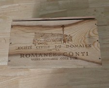 Domaine Romanee-Conti 2003 Echezeaux empty 6-pack wood wine box Burgundy picture