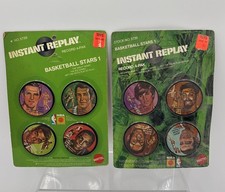 1971 Mattel Instant Replay NBA Stars Wilt Chamberlain Pete Maravich - 2 4-Paks picture