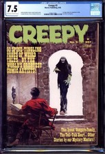 CREEPY #3 CGC 7.5 OW/WH PAGES // WARREN PUBLISHING MAGAZINE 1965 picture