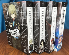Steins Gate Complete + Steins;Gate 0 Vol 1-3 English Manga B&N Edition OOP Rare picture