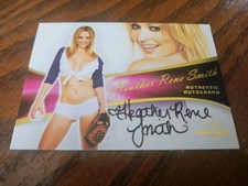 2011 Benchwarmer Bubblegum Autograph Gold Foil Heather Rene Smith #A-26 Playboy picture