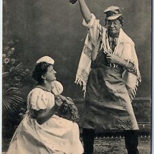 c1910s German Stage Actor Actress Duo Emmy Harry d'Alberts Postcard Kolberg A171 picture
