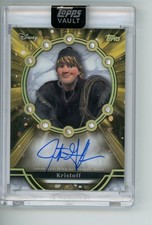 2026 Topps Vault Disney #GW-JGR Gems of Wonder Kristoff Jonathan Groff Auto 1/1 picture