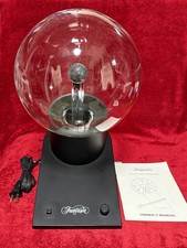 Vintage 1980s Fantasia Plasma Ball Lamp 9” Globe with Owner's Manual picture