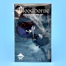Bloodborne Eileen the Crow vs Bloody Crow of Cainhurst Enamel Pin Figure Set PS4 picture