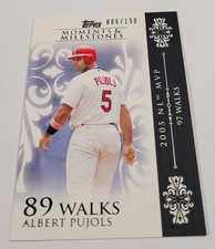 2008 Topps Moments & Milestones #89-15 Albert Pujols /150 St. Louis Cardinals picture