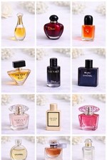 Mini Designer Perfumes Lot 12 pcs Chanel Dior Gucci Versace  Amani Mixed Travel picture