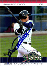 Shin Soo Choo Signed 2005 MultiAd Tacoma Rainiers #10 Seattle Mariners Indians picture