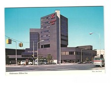 Kalamazoo Center Vintage postcard unposted Kalamazoo Hilton Inn picture