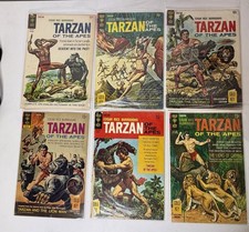 Tarzan Gold Key Comic Lot 6 pieces Edgar Rice Burroughs Lot #3 picture