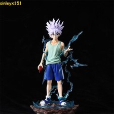 Hunter×hunter Killua Zoldyck Battl Scene Figurine Model 22cm PVC Statue Ornament picture