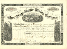 Blue Ridge Copper Mining Co. - Stock Certificate - Mining Stocks picture
