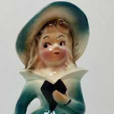 Vintage 1920s Woman Young Girl Porcelain Figurine Reading Book Bible Japan picture