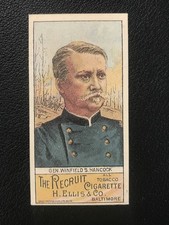 N377 1890 Ellis & Co. Generals of the Civil War Gen. Winfields Hancock picture