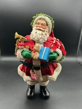 VTG Possible Dreams Clothtique Good Tidings Santa Figurine 1994 Item 713107 picture