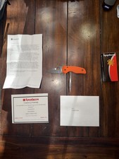 Spyderco- Lil Native - #23 Collector Club - Orange G10 - Black DLC CTS-XHP picture