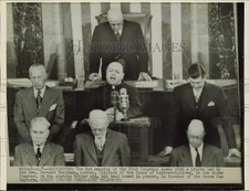 1952 Press Photo Rev. Bernard Braskamp opens 82nd Congress with prayer, D.C. picture