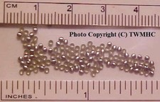 1.5mm ROUND NAILHEADS for Toy Model Horse Tack (Sold by the Gross) MATTE SILVER picture