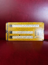 Vintage Kennametal Calculator Sliding Rule Feed Tool Material 1956 Speed Slide picture
