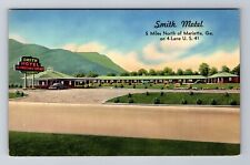 Marietta GA-Georgia, Smith Motel, Advertising Antique, Vintage Postcard picture