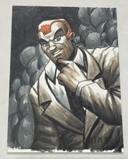 2025 UD Batman the Animated Series Roland Daggett 1/1 SKETCH Michelle Hoefener picture