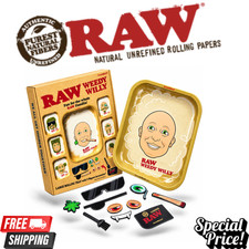 NEW RAW Willy Rolling Tray W/ Magnets 14x11 Large Magnetic Accessory Organizer picture