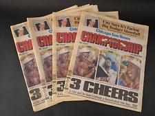 Vintage June 22 1993 Chicago Sun-Times Championship Edition 3 Cheers Newspaper picture