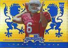 Logan Thomas 2014 Panini Rookies & Stars insert blue Crusade RC card picture