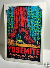 Yosemite National Park Vintage Style Travel Decal / Vinyl Sticker, Luggage Label picture