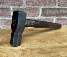 Vintage 3.3LB Dog Head Hammer Blacksmith Lump Hammer Old Tool picture