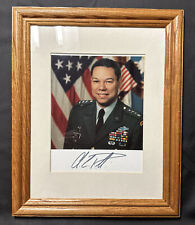 General Colin Powell Autographed 8X10 Matted & Framed Photograph (Near Mint) picture