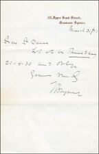 THOMAS BRYANT - AUTOGRAPH LETTER SIGNED 03/31/1877 picture