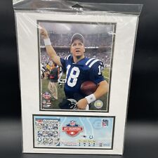 USPS Peyton Manning Indy Colts 2006 AFC Champs MATTE w STAMPED ENVELOPE - NIP picture